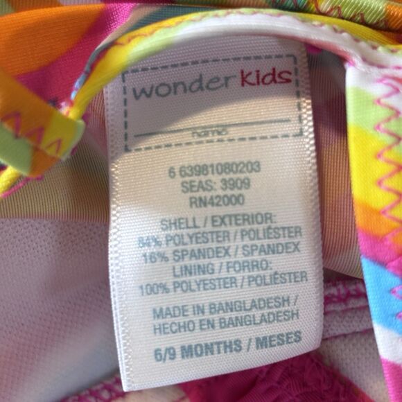 3 Baby Girl Swimsuits Bathing Suits - Infant Size 6-9 Months - Picture 15 of 15